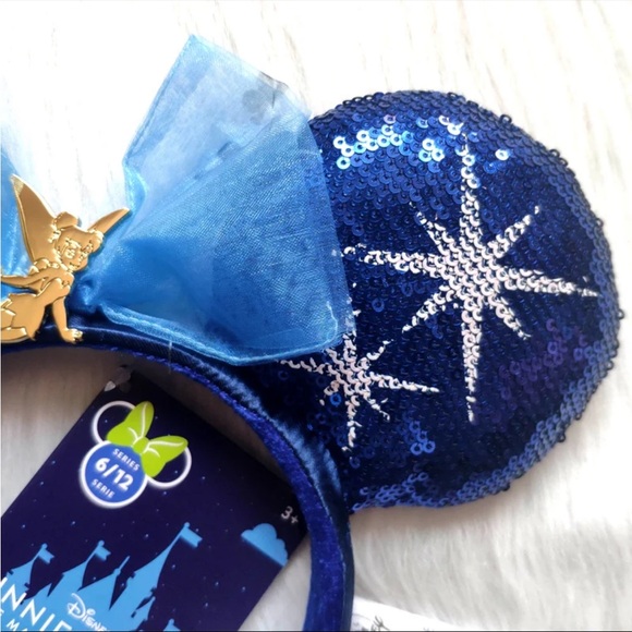 ⚡️2/$55~Disney Parks Peter Pans Flight Tinkerbell MouseEars Headband NWT~OneSize - Picture 7 of 8